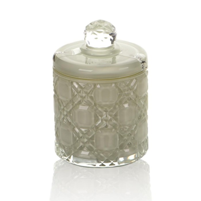 CANDELA IN VETRO SALVIA 8.5X13